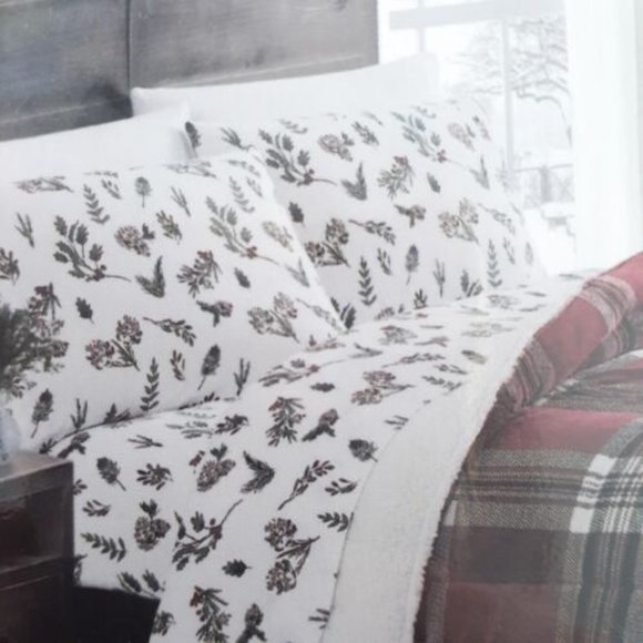 London Fog Bedding London Fog Turkish Flannel King Size Sheet Set